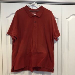 Eddie Bauer Men's Rust Polo Shirt